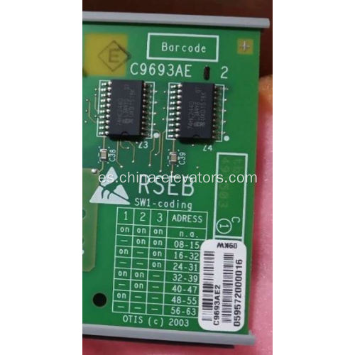 C9693AE2 RSEB Board para ascensores Otis